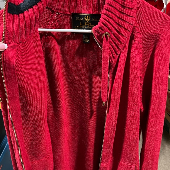 Pre-loved Ralph Lauren sweat shirts with zippers - Picture 2 of 4